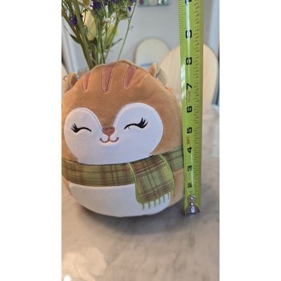 Squishmallows 8” Erin‎ the Squirrel with Fall Scarf Fall Harvest Plush Stuffed - Picture 2 of 5
